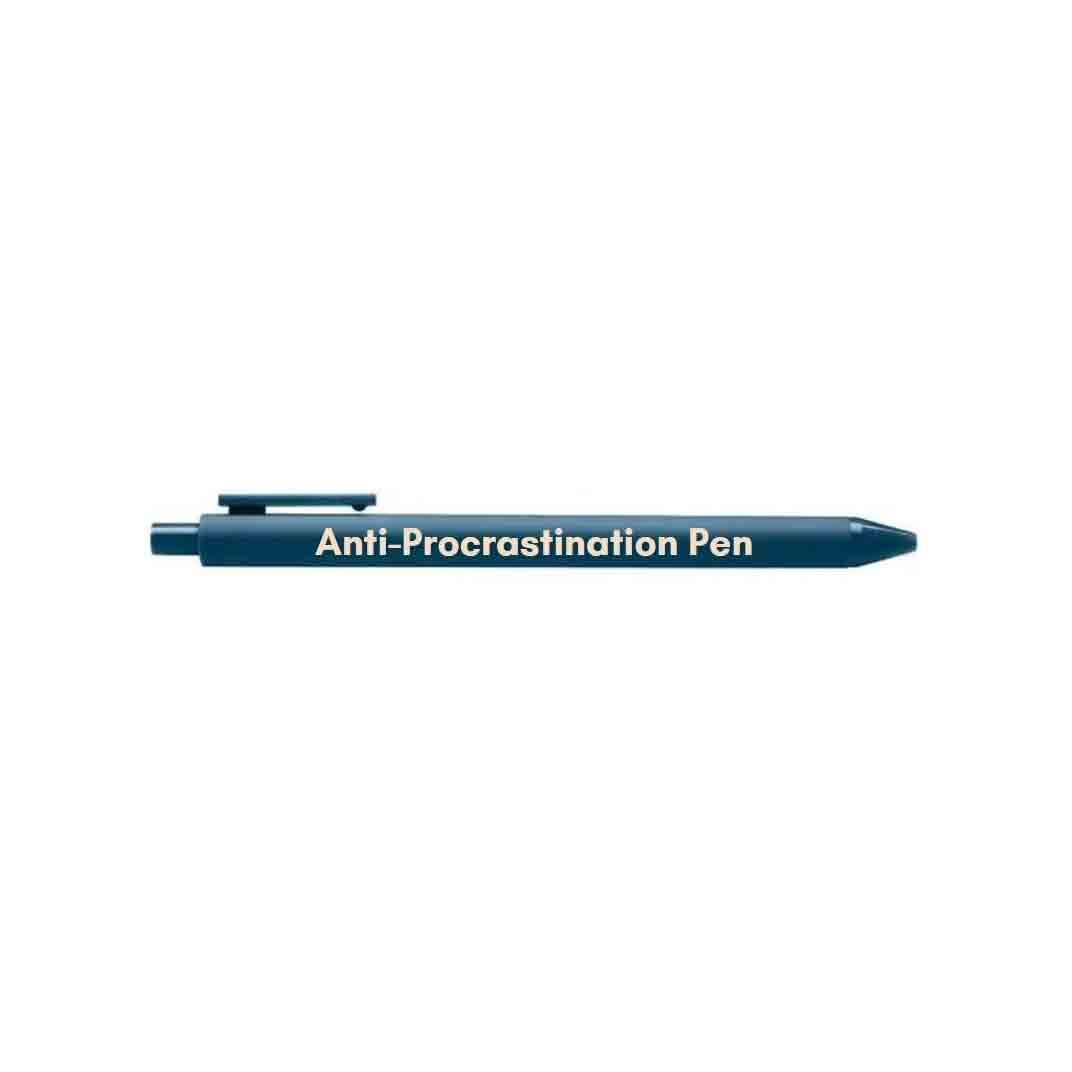 Anti-Procrastination Pen 💡 | Gel Click Pen in Navy