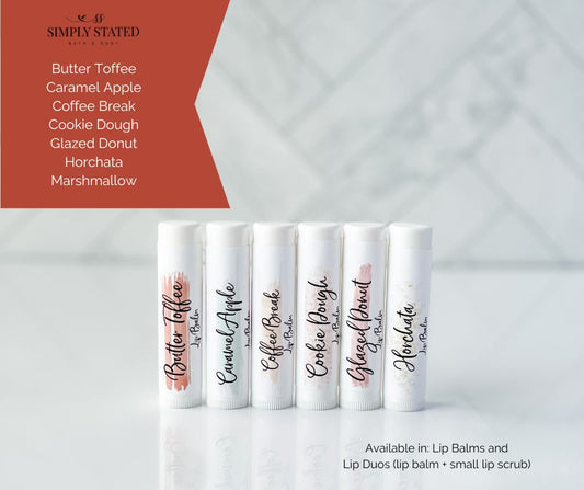 lip balms (fall flavors)