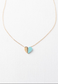 Alexis Turquoise Heart Necklace