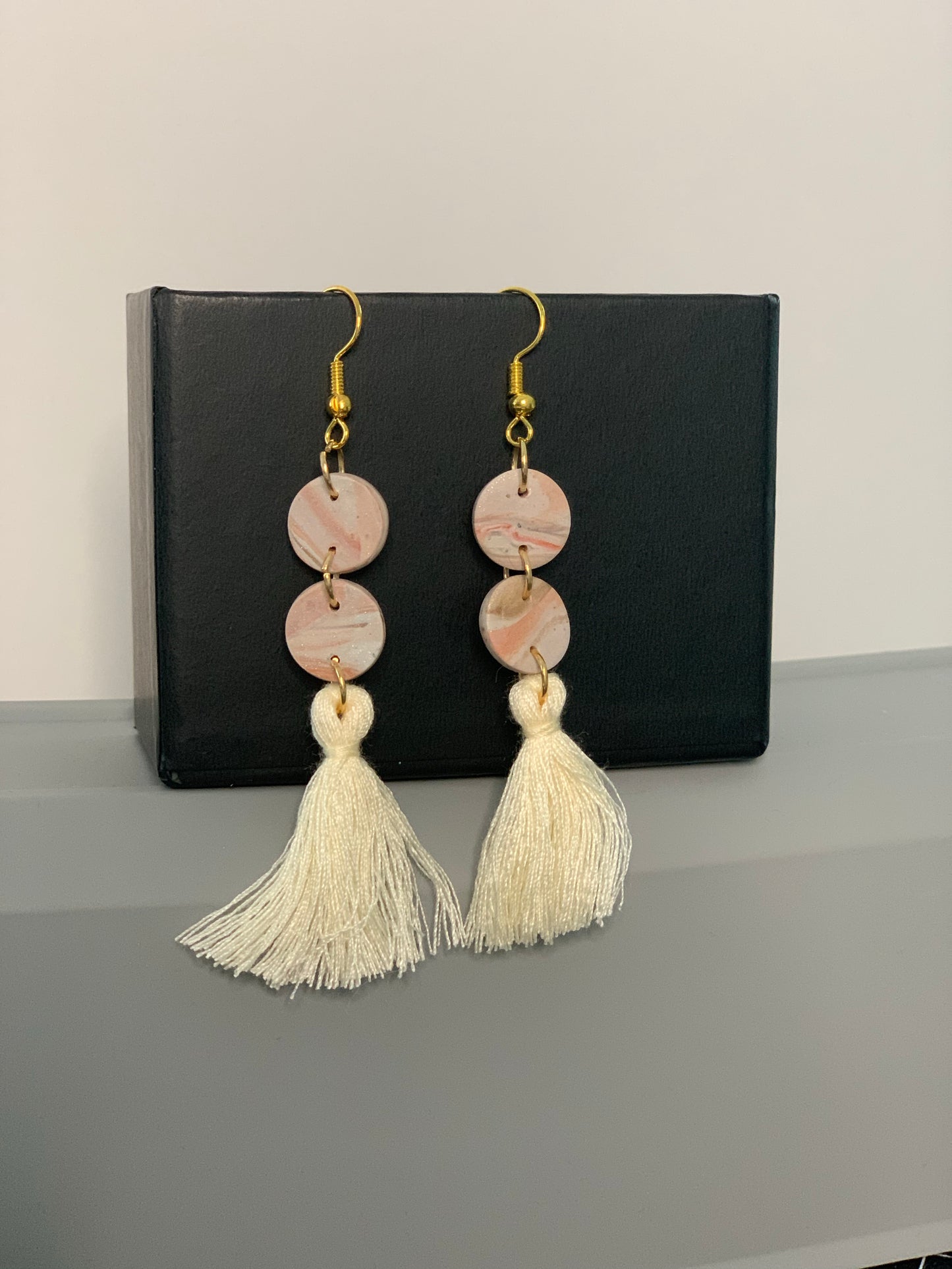 Stone-look Artisan Earrings