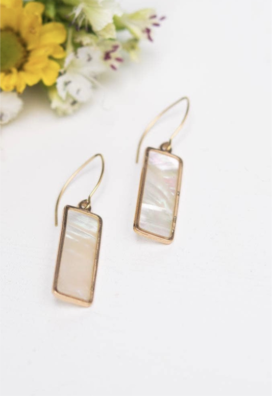 Seaside Mother of Pearl Earrings