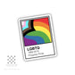 LGBTQ Pride Pantone Vinyl Sticker