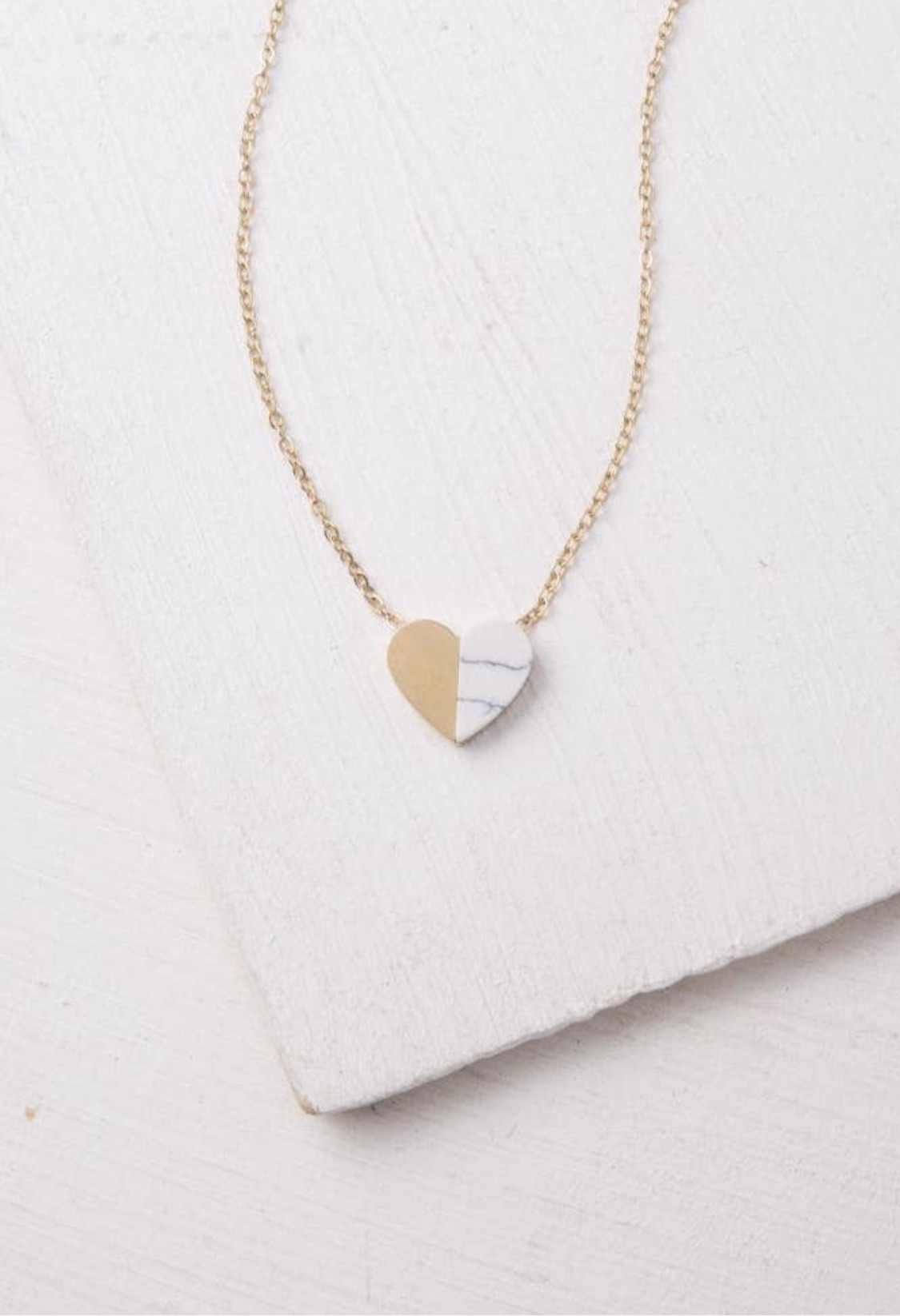 Alexis Gold Heart Necklace