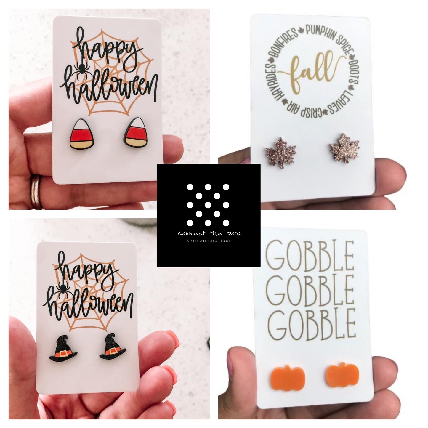 Fall and Halloween Earrings