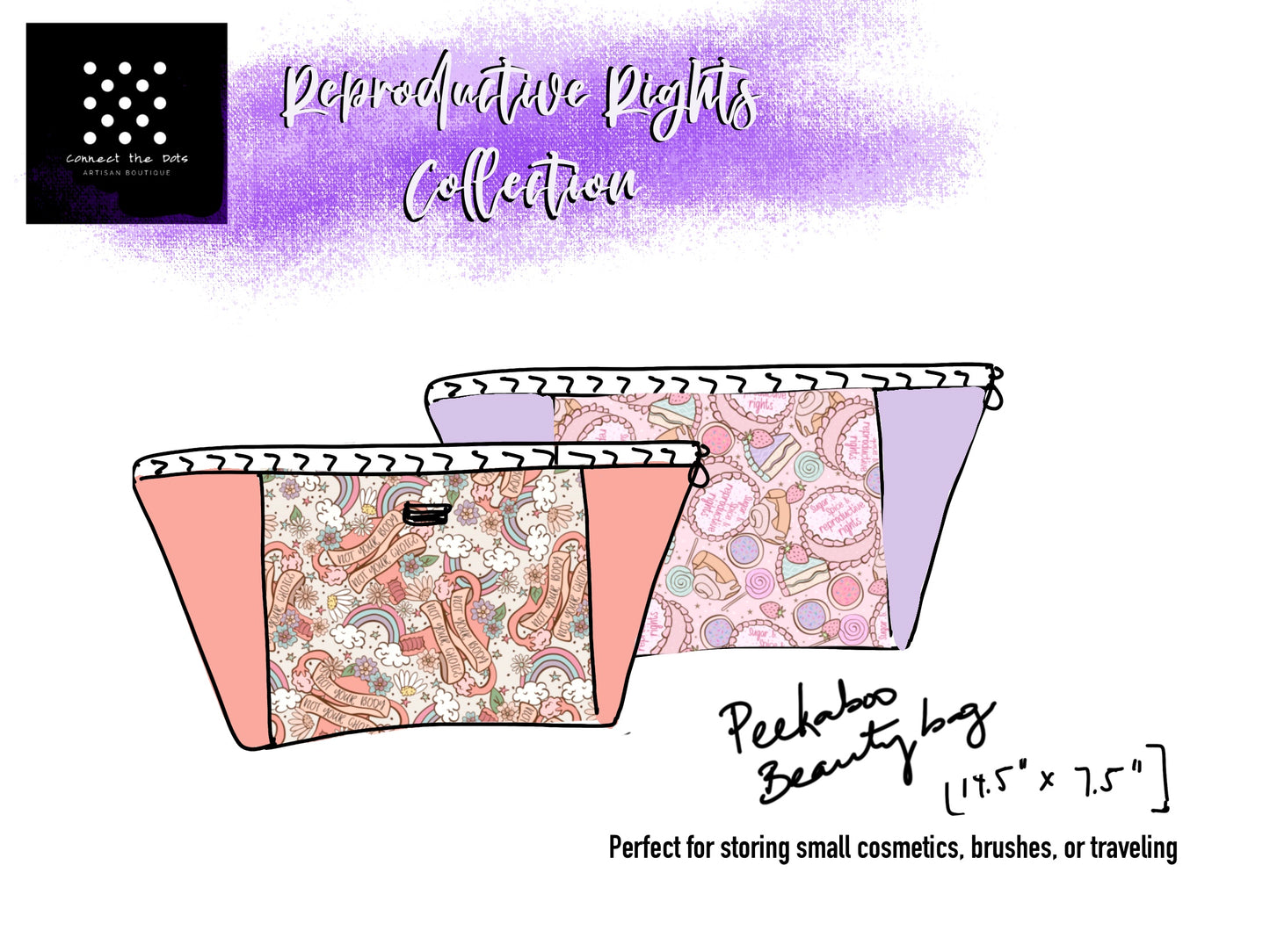 Reproductive Rights: Toiletry/Vanity Bag