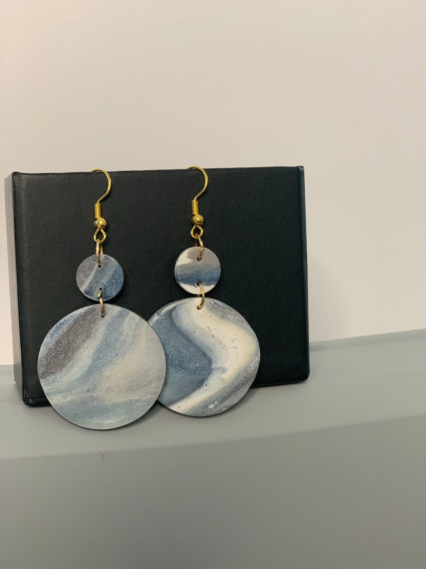 Stone-look Artisan Earrings