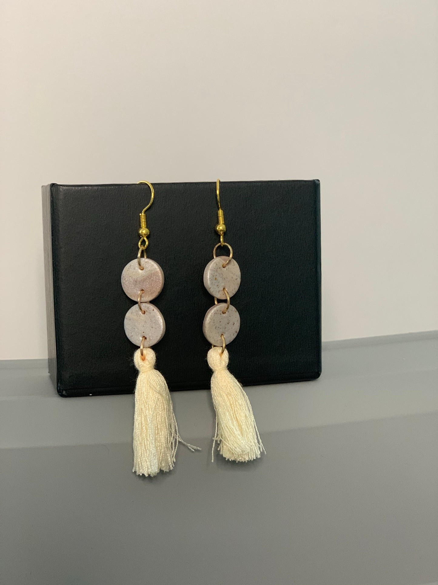 Stone-look Artisan Earrings