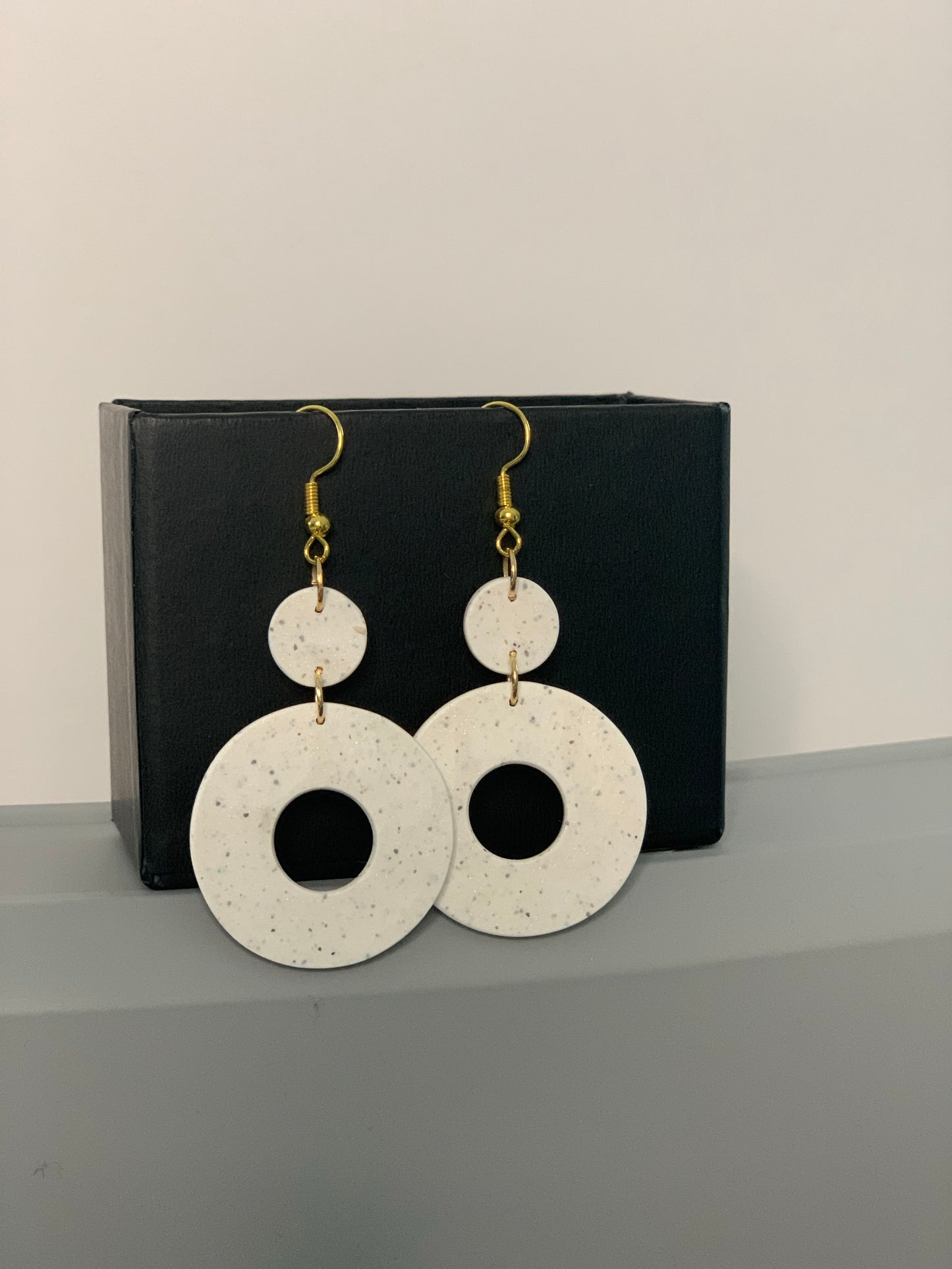 Stone-look Artisan Earrings