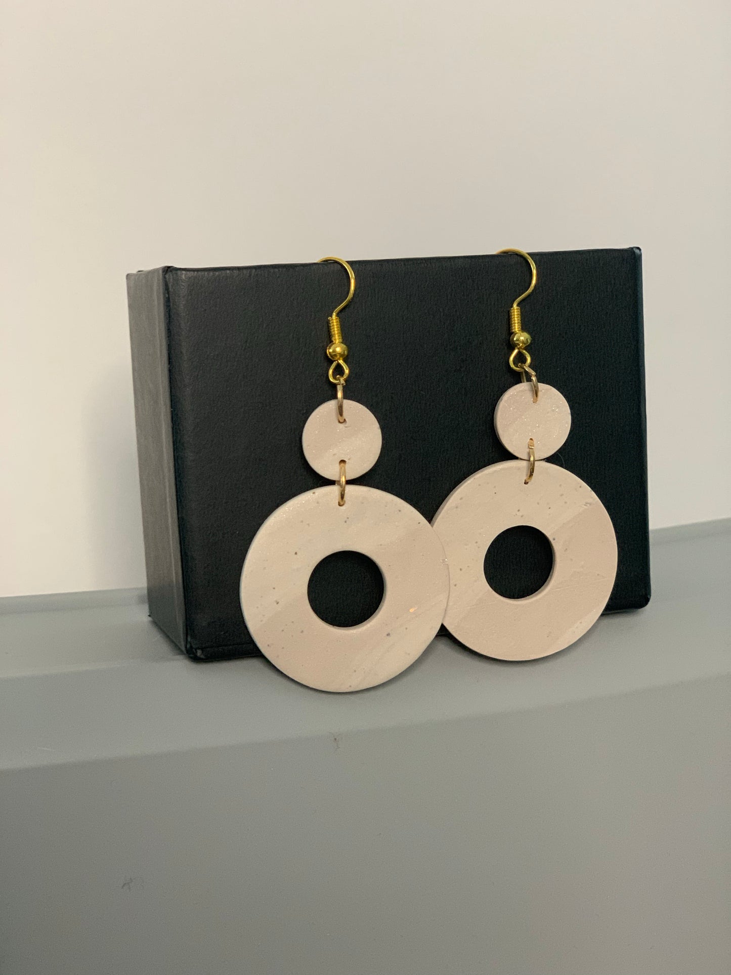 Stone-look Artisan Earrings