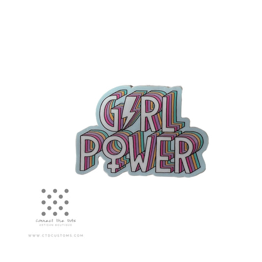 Girl Power Vinyl Sticker