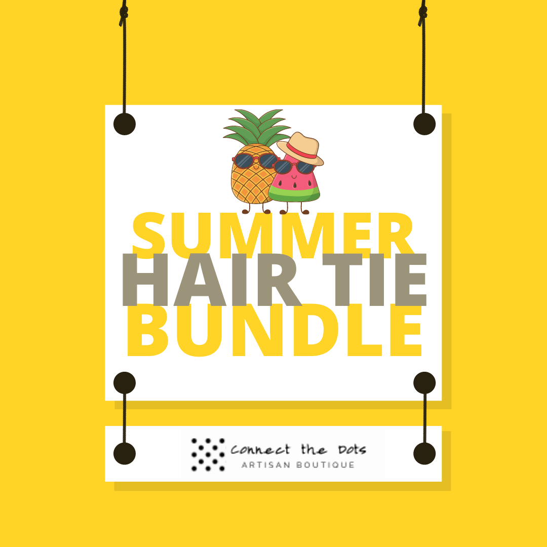 Summer themed hair tie bundle